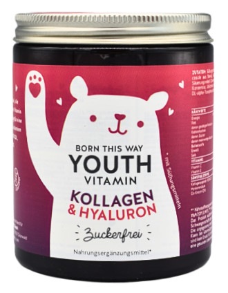 Bears with Benefits Born This Way Youth Sugarfree Vitamins Vitamine für jüngere und schönere Haut