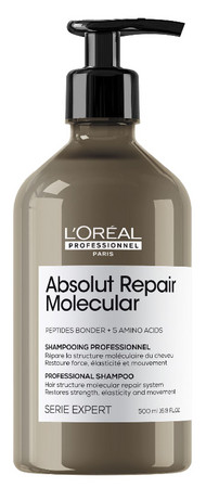 L'Oréal Professionnel Série Expert Absolut Repair Molecular Professional Shampoo Shampoo zur Wiederherstellung von geschädigtem Haar