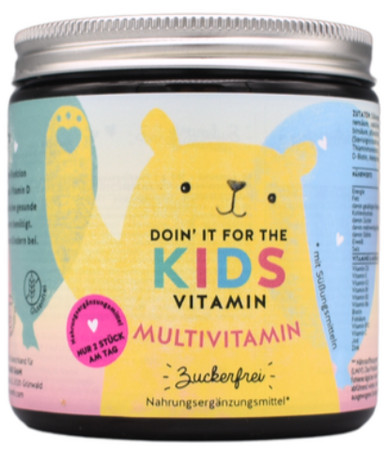 Bears with Benefits Doin It For The Kids Sugarfree Vitamins multivitaminový doplněk stravy pro děti, bez cukru