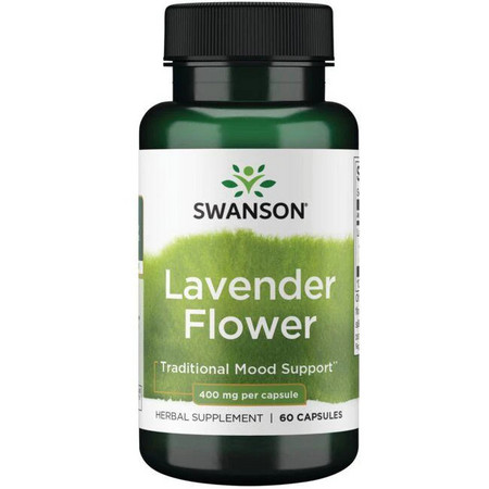Swanson Lavender Flower Doplněk stravy pro duševní rovnováhu