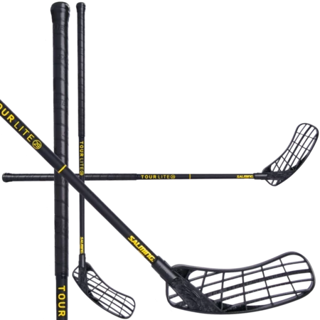 Salming Hawk Tourlite SMU F29 Black/Yellow Floorball schläger