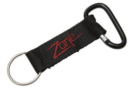 Zone floorball Carabiner ZONEFLOORBALL black Karabiner Schlüsselanhänger