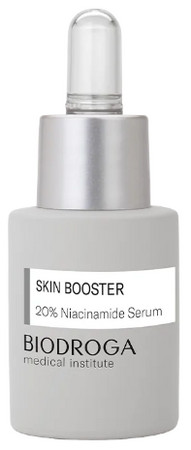 Biodroga Skin Booster 20% Niacinamide Serum weichmachendes Anti-Age-Serum für einen ebenmäßigen Hautton
