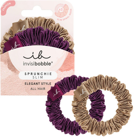 Invisibobble Sprunchie Slim hair elastics in new eco packaging