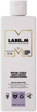 label.m Royal Yuzu Anti-Frizz Conditioner anti-frizz conditioner for wavy and curly hair