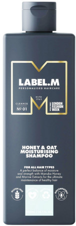 label.m Honey & Oat Moisturising Shampoo hydratační šampon s výytažky z medu a ovsa