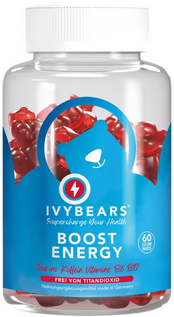 IvyBears Boost Energy Vitamine zur Steigerung der Energie