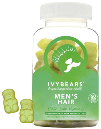 IvyBears Men's Hair Vitamins doplnok stravy na vlasy pre mužov