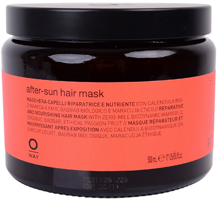 Oway SunWay After-Sun Hair Mask reparative hair mask for sun-stressed hair