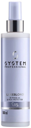 System Professional Luxe Blonde Lipid Code LuxeBlond Bi-Phase UV & Heat Protector tepelná a UV ochrana ve spreji pro blond vlasy