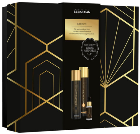 Sebastian Dark Oil Gift Box Geschenkset für glänzendes und geschmeidiges Haar