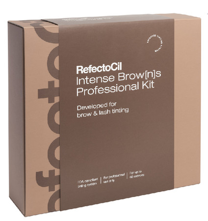 RefectoCil Intense Browns Professional Kit Starterset mit Wimpern- und Augenbrauenfarben