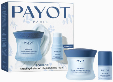 Payot Source Duo skincare set for hydrated skin