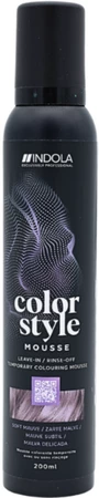 Indola Color Style Mousse coloring foam for styling and coloring in 1 easy step