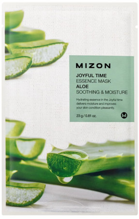 MIZON Joyful Time Essence Mask Aloe jednorazová pleťová maska s Aloe Vera