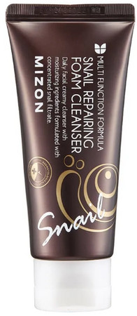 MIZON Snail Repairing Foam Cleanser skin cleansing foam with snail extract