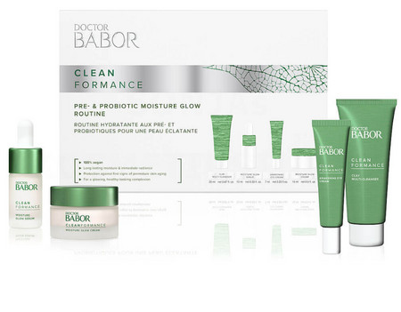 Babor Doctor Cleanformance Pre & Probiotic Moisture Glow Routine Set