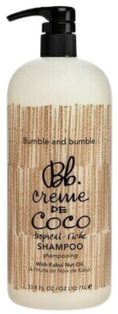 Bumble and bumble Creme De Coco Shampoo hydrating shampoo for thick, coarse, and dry hair