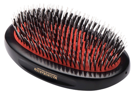 Mason Pearson Military Junior Bristle & Nylon Hairbrush BN2M kartáč s kančími a nylonovými štětinami pro krátké vlasy