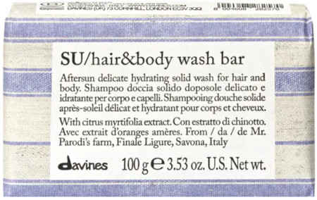 Davines SU Hair&Body Wash Bar tuhý šampon pro vlasy i tělo