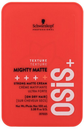 Schwarzkopf Professional OSiS+ Mighty Matte Strong Matte Cream mattifying styling cream with strong fixation