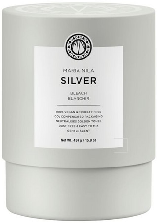 Maria Nila Silver Bleach Jar zesvětlující prášek s fialovými pigmenty