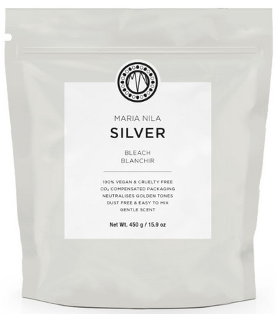 Maria Nila Silver Bleach Aufhellungspulver mit lila Pigmenten