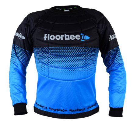 FLOORBEE Goalie Armor Jersey 3.0 black/blue Florbalovy brankársky dres