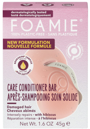 Foamie Conditioner Bar - Hibiskiss tuhý kondicionér pro poškozené vlasy