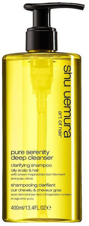 shu uemura Pure Serenity Deep Cleanser shampoo for oily hair and oily scalp