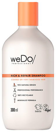 weDo/ Professional Rich & Repair Shampoo bohatý regenerační šampon pro hrubé a poškozené vlasy