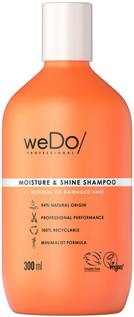 weDo/ Professional Moisture & Shine Shampoo Pflegendes Shampoo für normales und geschädigtes Haar