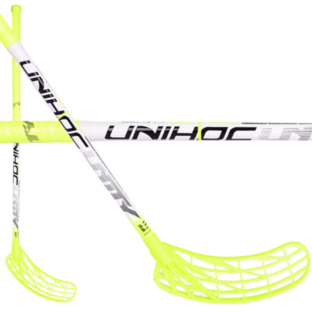 Unihoc UNILITE Curve 1.5º 35 white/neon yellow Floorball stick