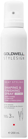 Goldwell StyleSign Heat Styling Shaping & Finishing Spray lak na vlasy 2v1