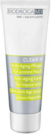 Biodroga MD CLEAR+ Anti-Ageing Moisturiser for Impure Skin hydratační krém proti stárnutí pro nečistou pleť
