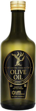 Life Extension California Estate Organic Extra Virgin Olive Oil Organically grown olive oil
