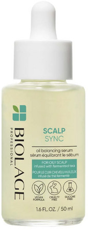 Biolage ScalpSync Oil Balancing Serum bezoplachové vlasové sérum pro rovnováhu mastné pokožky hlavy