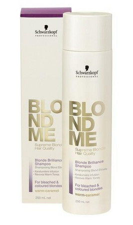Šampón SCHWARZKOPF BLONDME Blonde Brilliance Shampoo Warm Caramel