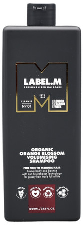 label.m Organic Orange Blossom Volumising Shampoo shampoo with orange blossom for hair volume
