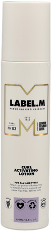 label.m Curl Activating Lotion hair cream for wave definition