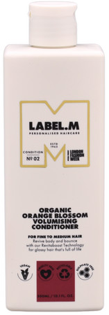 label.m Organic Orange Blossom Volumising Conditioner conditioner with orange blossom for hair volume