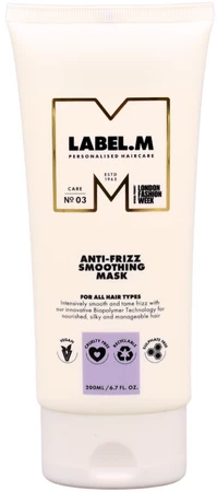 label.m Anti-Frizz Smoothing Mask smoothing mask for wavy and curly hair