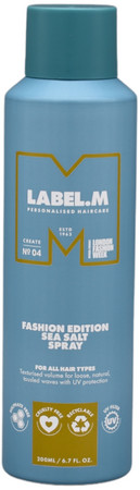 label.m Fashion Edition Sea Salt Spray Soľný sprej s plážovým efektom a UV ochranou