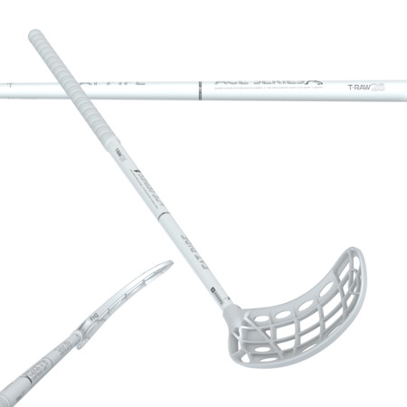 Fat Pipe T-RAW 26 JAB FH2 white oval Floorball stick