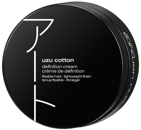 shu uemura Uzu Cotton Definition Hair Cream definující lehký krém pro vlnité nebo kudrnaté vlasy