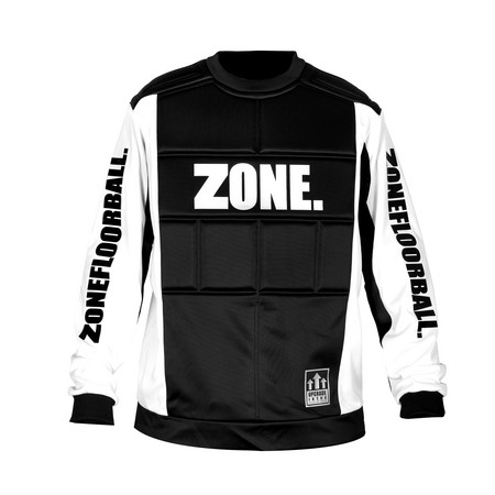 Zone floorball Goalie sweater INTRO black/silver Goalie jersey