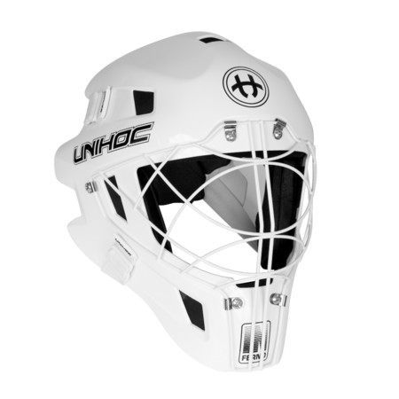 Unihoc INFERNO 66 white Goalie Mask