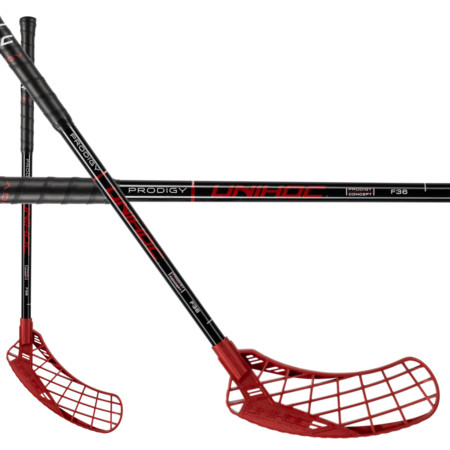 Unihoc EPIC YOUNGSTER PRODIGY 36 black/red Floorball stick