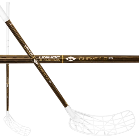 Unihoc EVOLITE CARBSKIN Curve 1.0º TITAN 26 Floorball Schläger