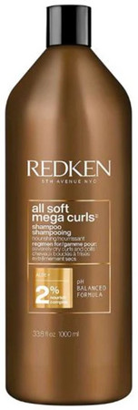Redken All Soft Curl Mega Curls Shampoo vyživující šampon pro kudrnaté vlasy